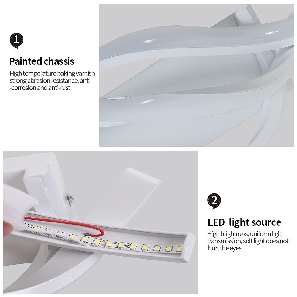 Comely Lampada da Parete LED, Bianco 22W Applique da Parete Interno Moderno, Lampada a Muro 2500LM per Camera da Letto Soggiorno Corridoio Sala da Pranzo, Luce Bianca Fredda 6500K