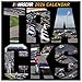 TF Publishing 2026 Nascar Tracks Wall Calendar - Large Grids for Appointments and Scheduling - Vertical Monthly Wall Calendar 2026 with Premium Gloss Paper for Home and Office Organization - 12x12in