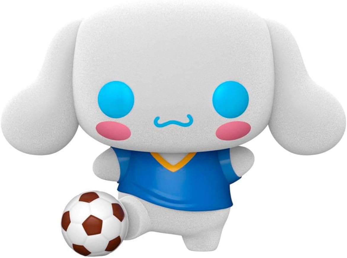 Funko Sanrio Hello Kitty & Friends POP! Animation Cinnamoroll with Soccer Ball (Flocked) Exclusive Vinyl Figure #86