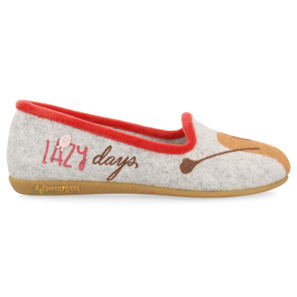 HOT POTATOES BISTRA, Women's Slippers, Grey, 40 EU