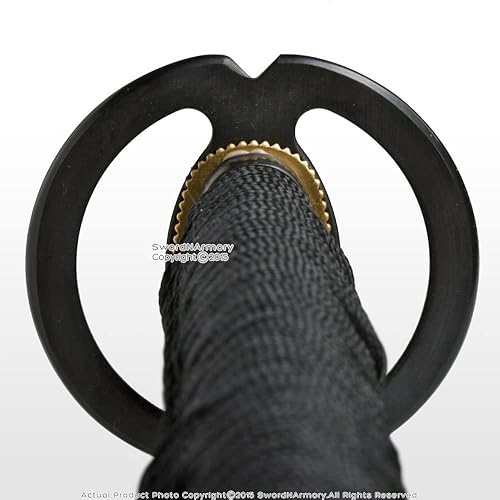 Miniatura 8 de Musashi Tsuba - Espada samurái Wakizashi hecha a mano Shoto de tamaño mediano, katana afilada