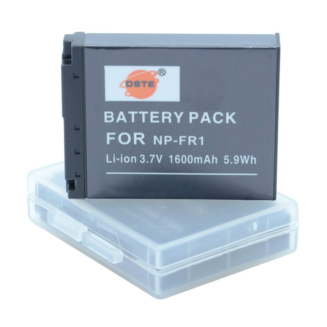 NP-FR1 - Batería Recargable y Cargador Dual Compatible con cámaras Sony DSC-F88, DSC-P100, DSC-P120, DSC-P150, DSC-P200, DSC-P200/B, DSC-P200/R, DSC-P200/S, etc.