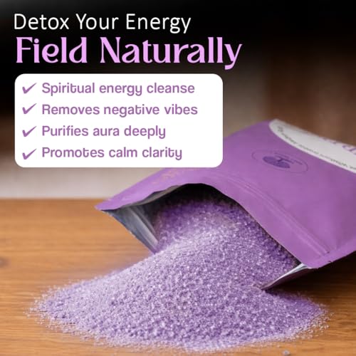 Image of Sage & Purification Spiritual Bath Salt 200g Negativity Removal, Aura Cleansing & Energy Protection Ritual Soak | Stress Relief, Detox & Spiritual Healing Bath