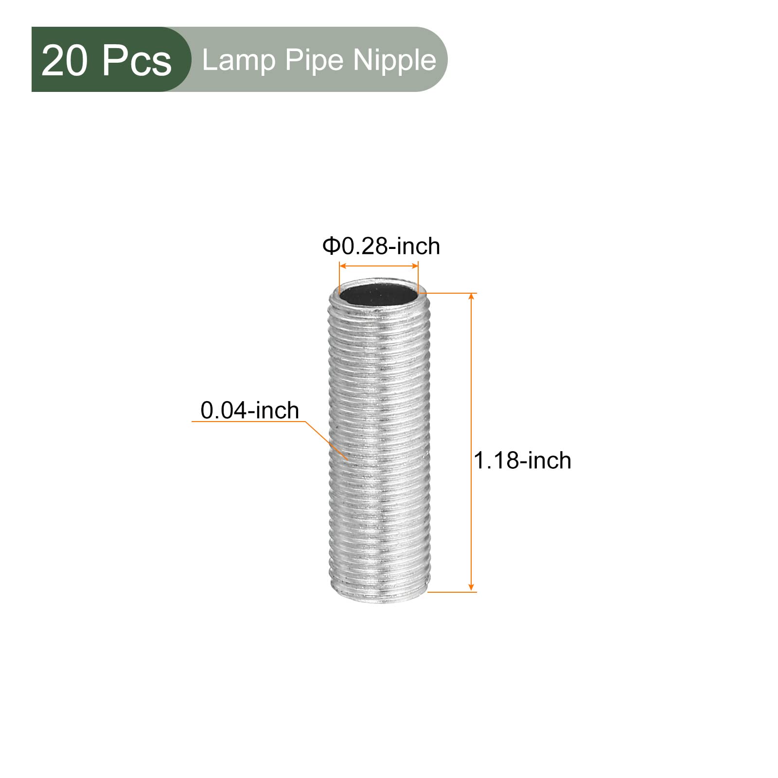 120 Pezzi Dadi Filettati M10 Con Rondelle - Per Tubi Lampade, Soffitti E Progetti Fai Da Te - Foto 7