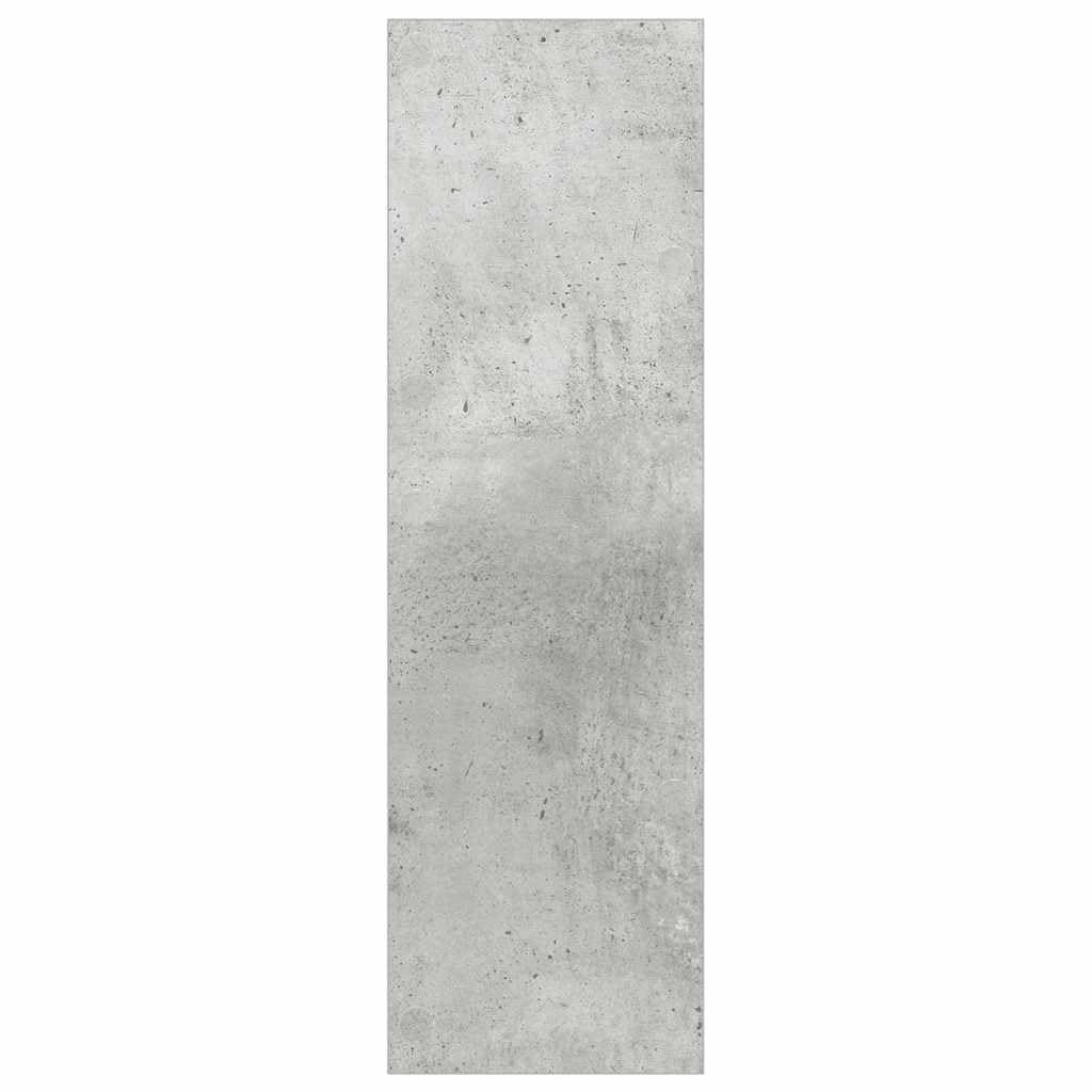 Wand-Schuhschränke 2 STK Betongrau Holzwerkstoff 80x18x60 cm Schuhregal platzsparend mit 2 Kippböden Schuhablage Schuhständer für Schuhaufbewahrung und Schuhlagerung