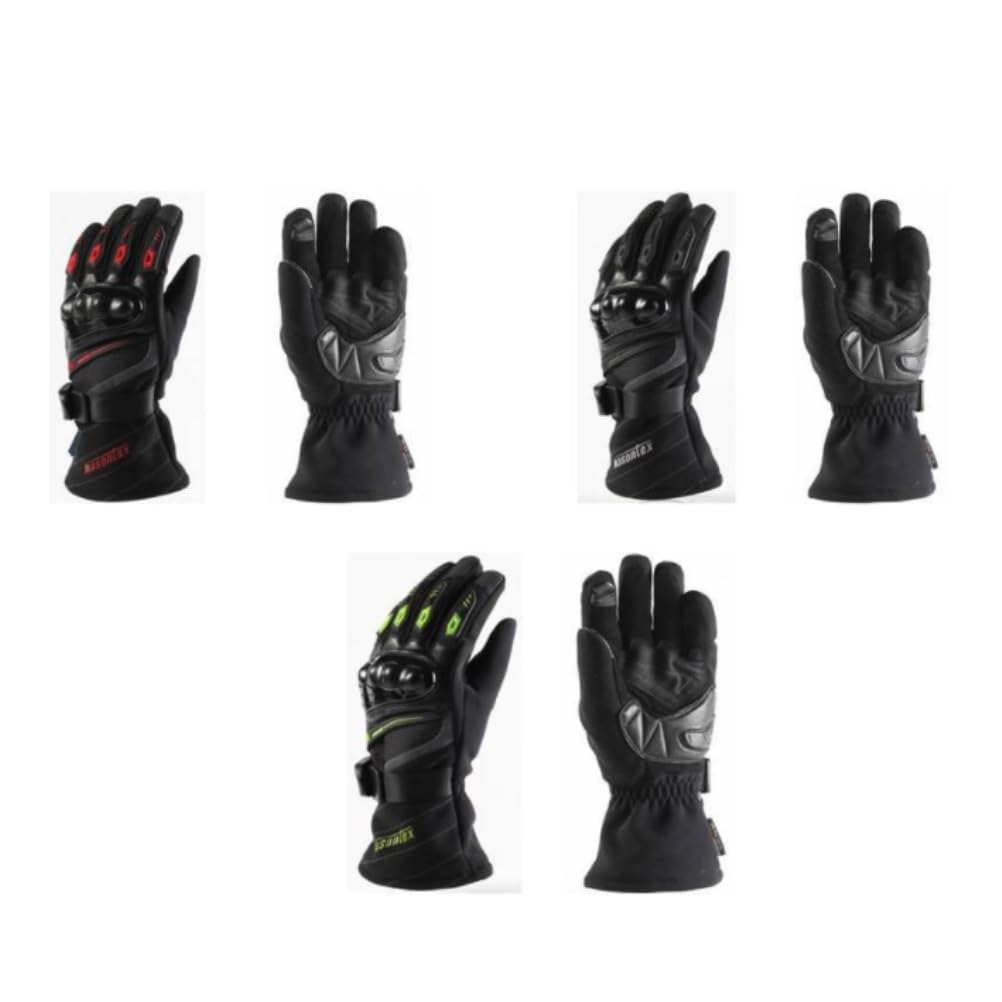 Guantes Running Guantes Guantes de motocicleta con pantalla táctil Guantes cálidos for motocicleta Guantes Deporte Hombre
