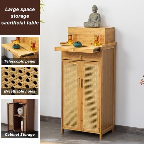 Table dautel de temple bouddhiste en bois style chinois authentique