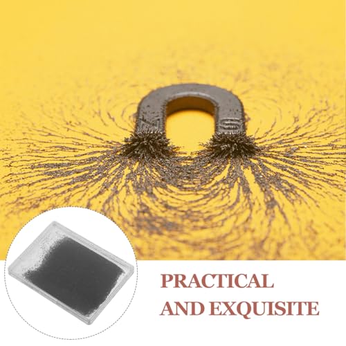 TOYANDONA 5st Magnetfeld-Demonstrator Eisenspäne Für Projekte Eisenoxidpulver Für Magnete Naturwissenschaftlicher Unterricht Hilft Eisenspäne Für Den Unterricht Lehrinstrument Kunststoff