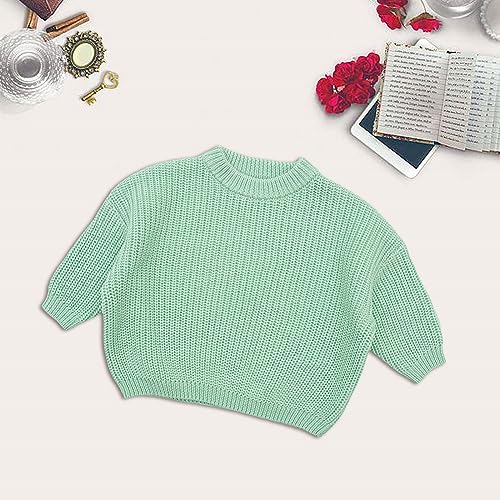Toddler Girl Sweater Baby Boy Knit Pullovers Long Sleeve Warm Tops Fall Winter Warm Kids Clothes2