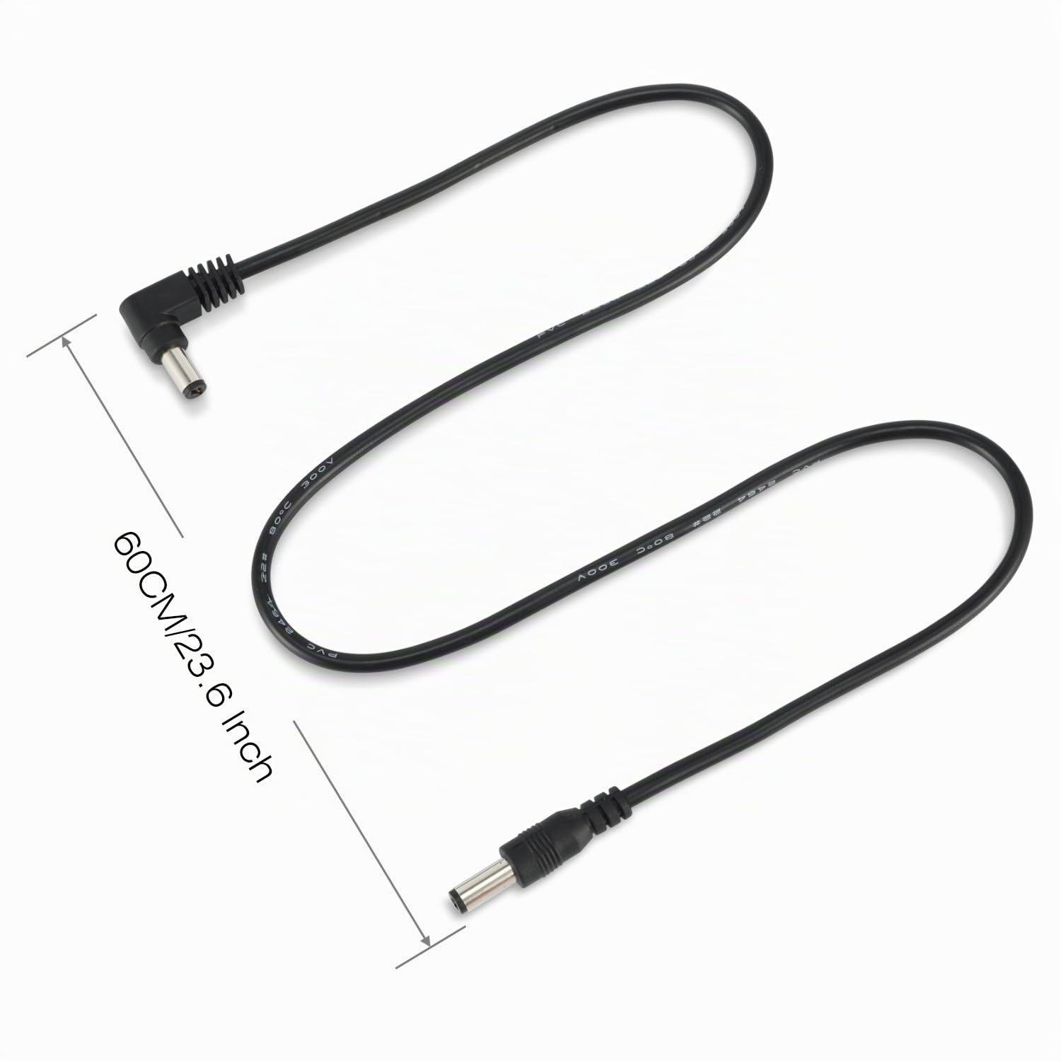 Donner 60CM Guitar Pedal Power Cable 10-Pack