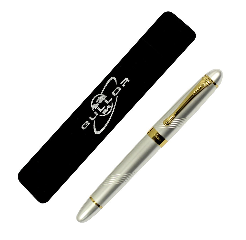 Gullor X450 Deep Blue and Gold Twist Fountain Pen Silber, Blue,Gold - Image 4