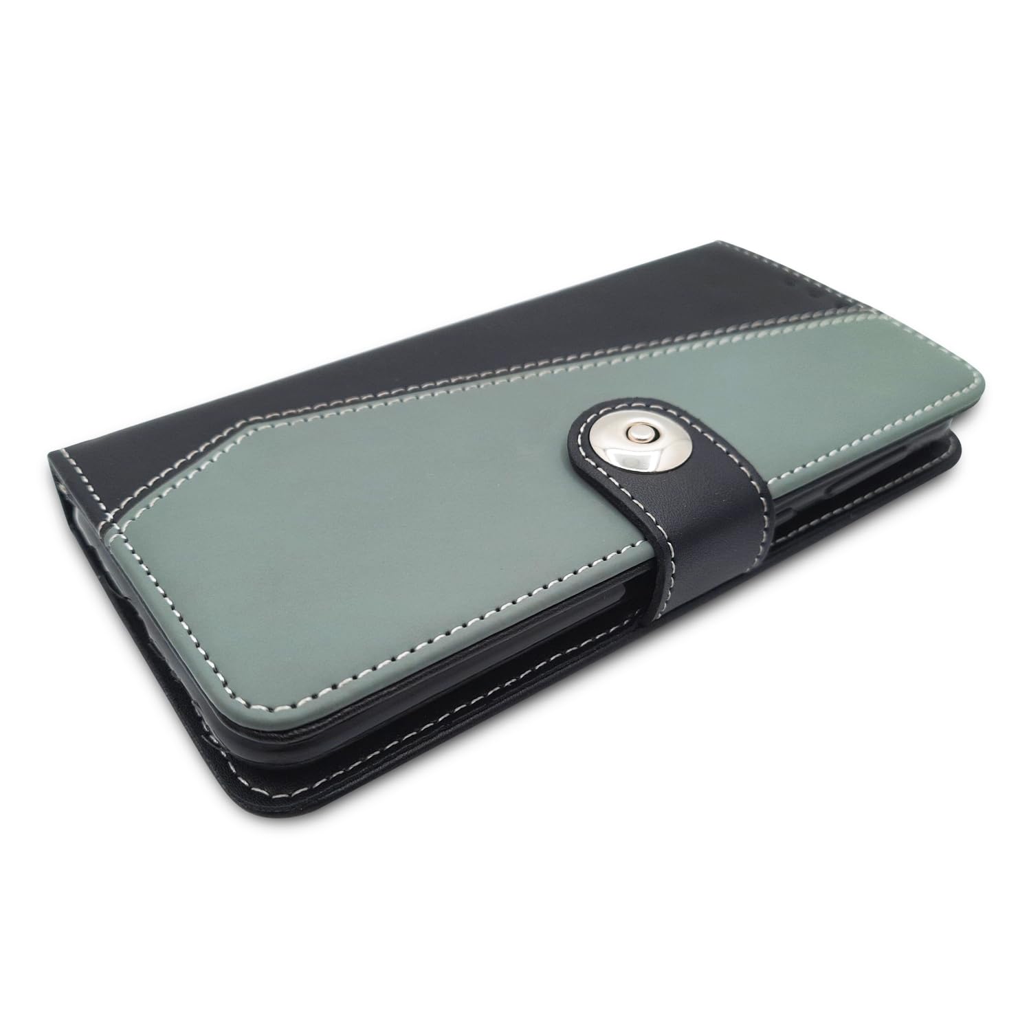 Pikkme Flip Cover | Genuine PU Leather Finish | Full 360 Protection | Wallet Style | Inbuilt Pockets & Stand | Strong Magnetic Flip Case for OnePlus Nord 4 5G (Grey) 4