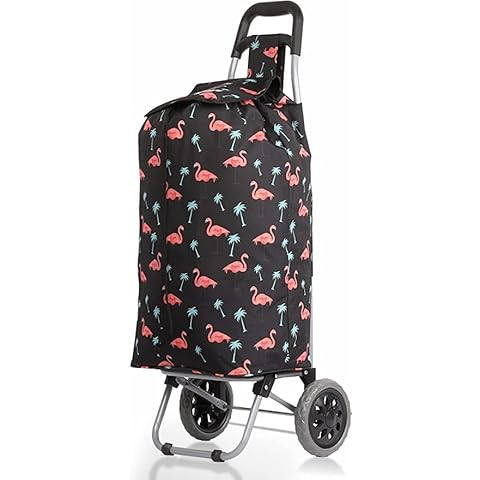 Hoppa 47L Einkaufstrolley Groß Einkaufsroller Wasserdicht Einkaufswagen Wagen Cover