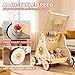 Wooden Baby Walker with Wheels, Baby Push Walker Adjustable Speed for Boys and Girls,Montessori Activity Center Walking Toys for 1 Year Old Learning to Walk,First Birthday Gift
