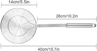 sssdav Strainer1 Spider Skimmer, Stainless Steel, 5.5inch Strainer