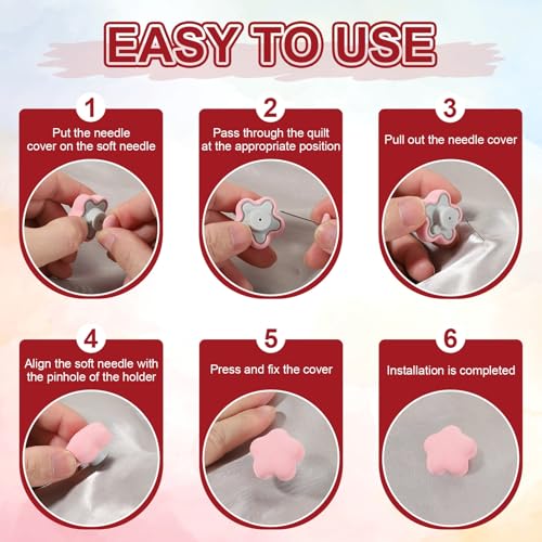 Clips de couette pour empêcher la couette de glisser lot de 20 épingles en tissu - 4