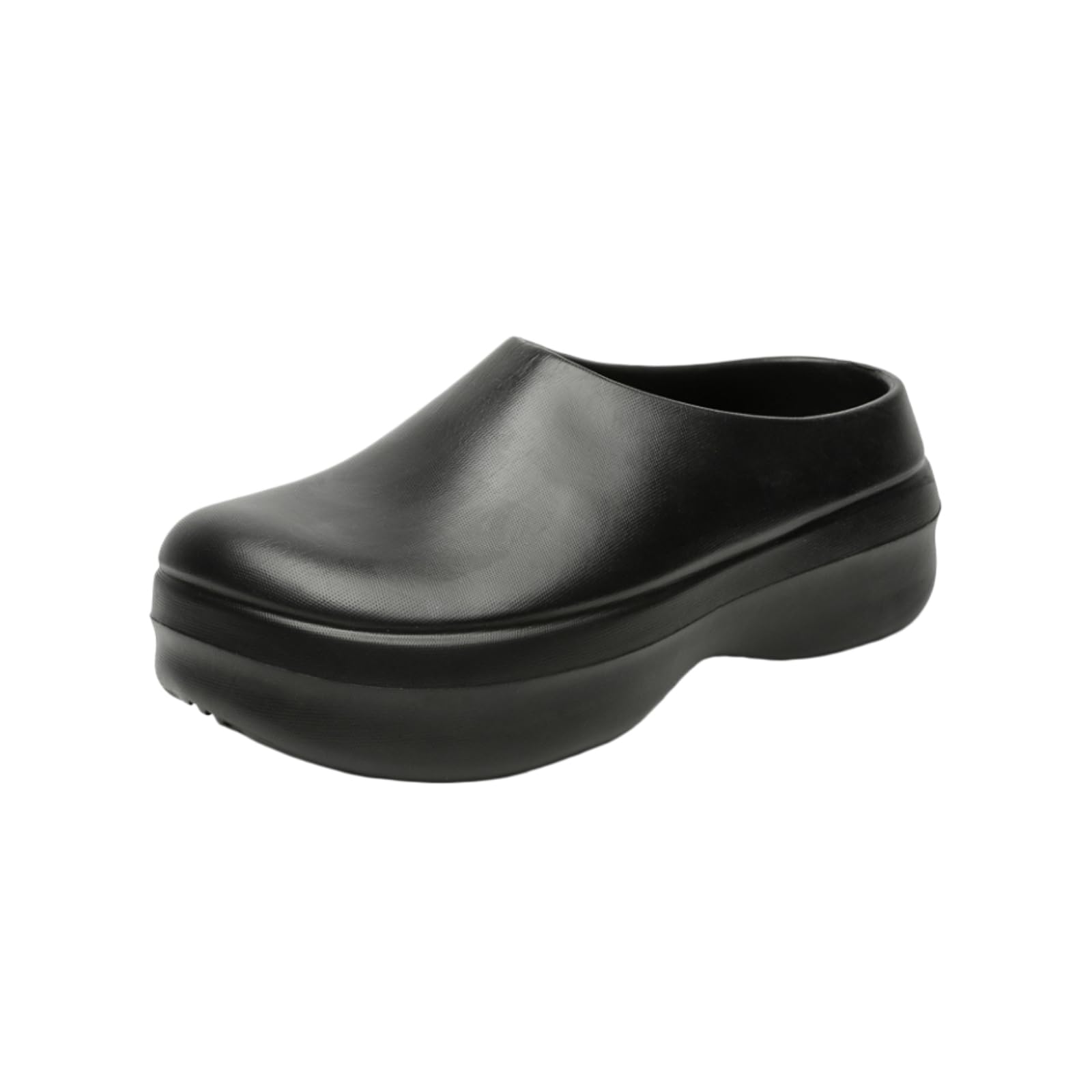 Gyios Flip flops Professional Closed-toe Work Clogs, Durable Slip-on Shoes For Kitchen, Hotel & Casual Wear-black-42-43