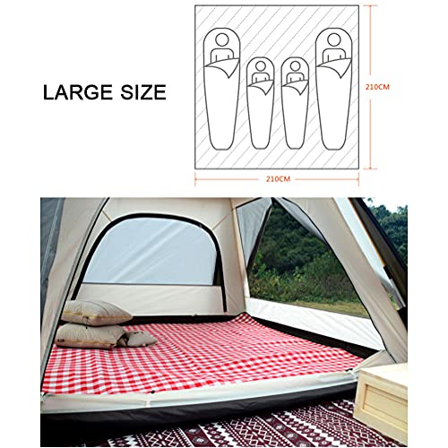 Carpa automática pop-up para 3-4 personas con porche miniatura 2