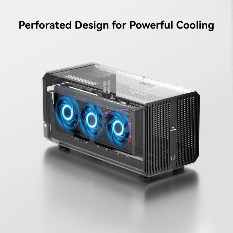 Image of ACASIS 40Gbps External GPU (eGPU) with in-Built Cooling Fan, PD 85W+15W Charging, Ultimate Gaming Experience, Only Compatible with TB 5 /4 /3, USB4 for Laptop