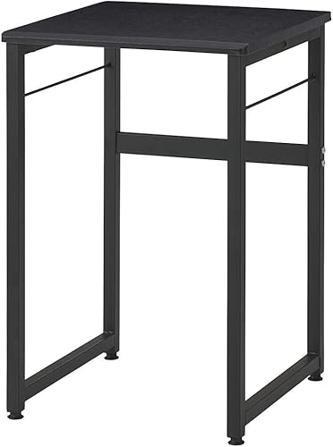 Nakabayashi AMD-4545-DM - Escritorio de oficina, 17.7 x 17.7 pulgadas (17.717 x 17.717 in), grano de madera oscura