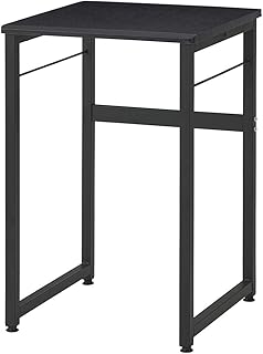 Nakabayashi AMD-4545-DM Desk Office Desk 17.7 x 17.7 inches 450 x 450 mm Dark Wood Grain