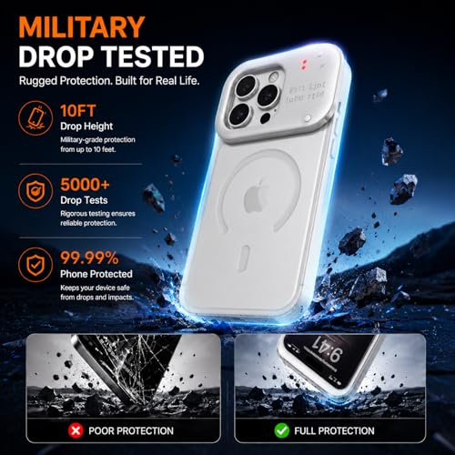 Coque iPhone 16 Pro Max protégeant la vie privée avec éclairage selfie intégré - 5