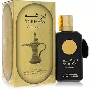 Ard Al Zaafaran Dirham Gold Eau De Parfum Spray, 3.4 Ounce (Unisex)