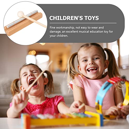 ABOOFAN 2 conjuntos de sinos de meditação, sinos de percussão, lembretes, sinos de mão com martelo d