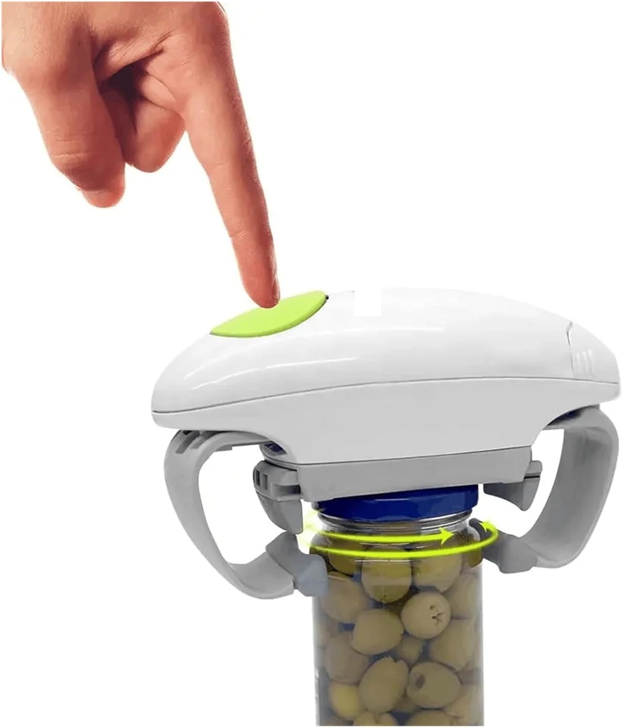 Fit for Electric Can and Bottle Lid Opener - Automatic One-Key Handheld Kitchen Gadget for Jars, Glass Bottles, and Tin Cans
