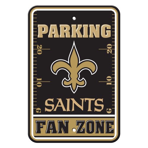 NFL New Orleans Saints Plastic Parking Signs
