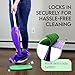 Turbo Mops Reusable Floor Mop Pads - Pack of 2, Machine Washable, 12-inch Microfiber Mop Refills - Compatible with Swiffer Wet Jet - Household Cleaning Tools