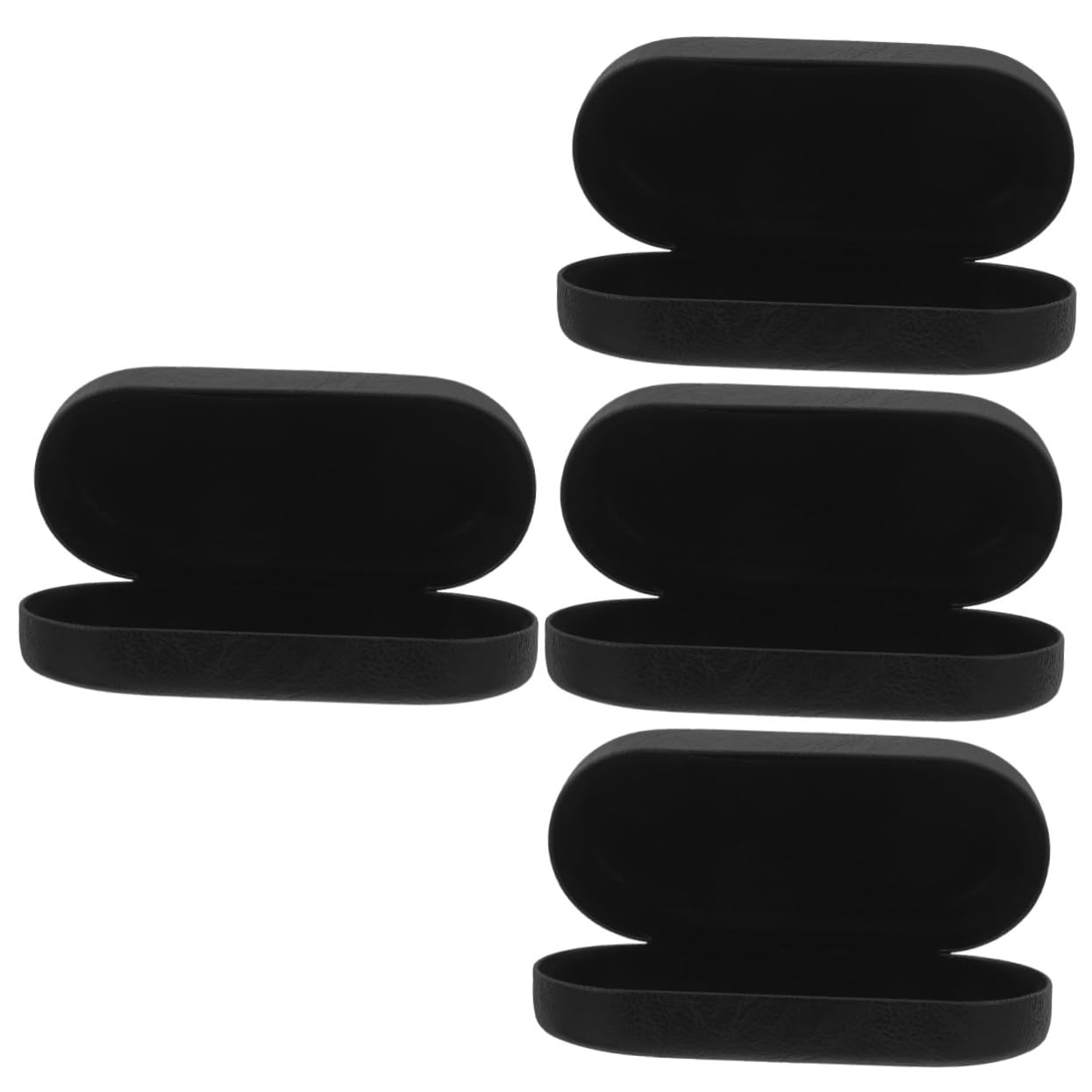 FRCOLOR Sonnenbrillenetui Reisekoffer Brille Fall geformt Beutel hart organizer sonnenbrillenhalter Etuis für Sonnenbrillen Brillenetuis Eisenblech Black