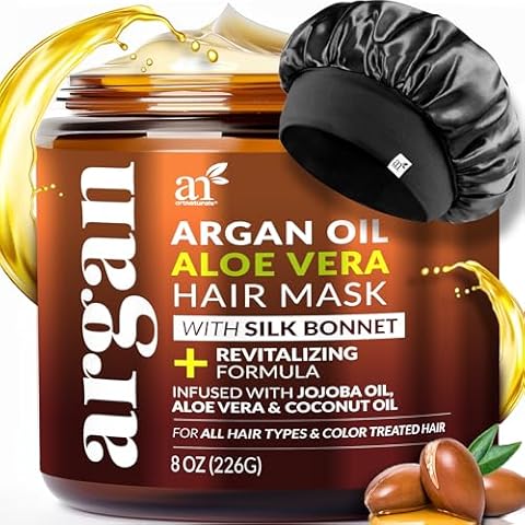 Artnaturals Hair Mask & Silk Bonnet Set Cover