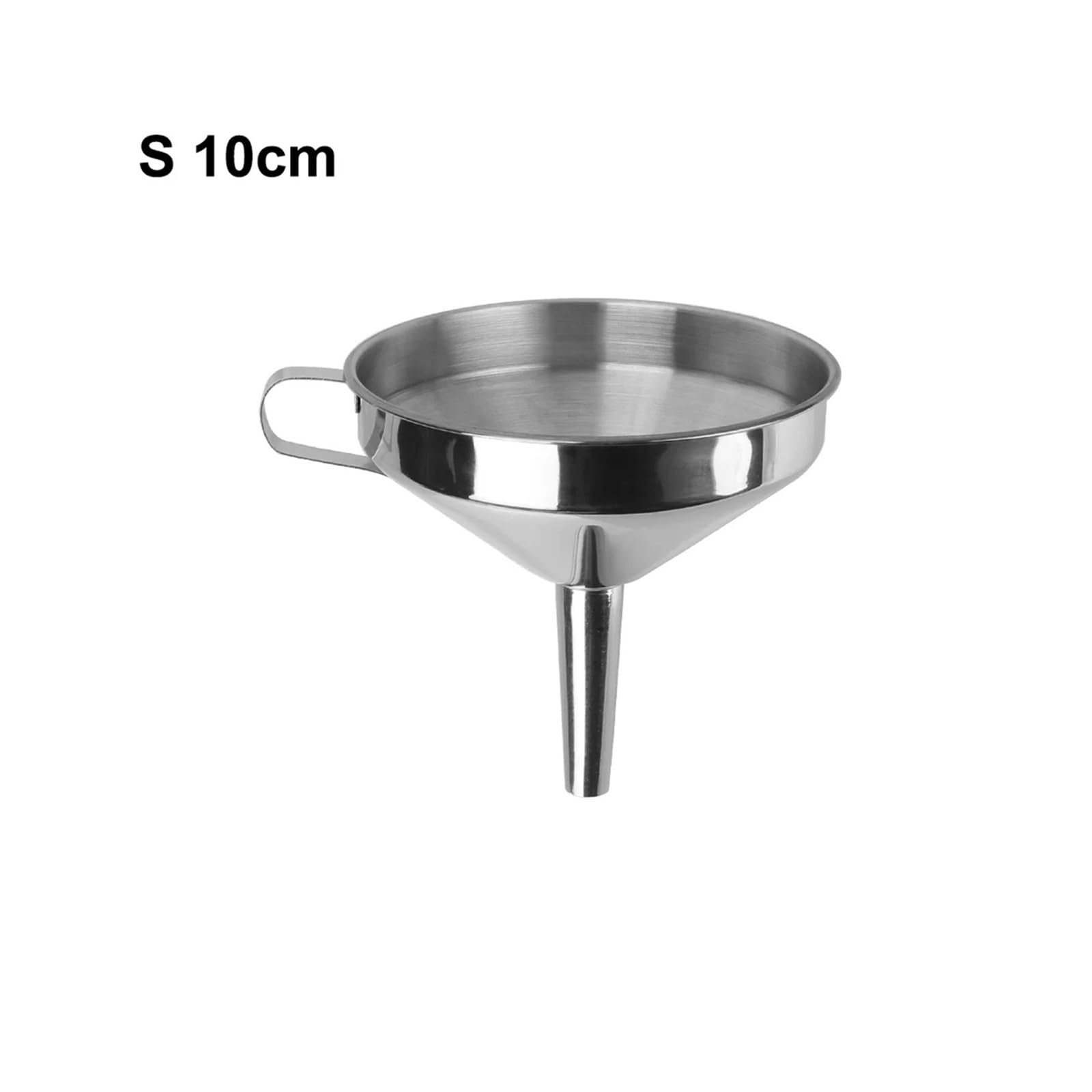 Embudo de petaca Embudo de Cocina con Filtro Desmontable Barra Vino Cerveza Aceite Frasco Embudo Boca Ancha embudos Acero Inoxidable(10CM)