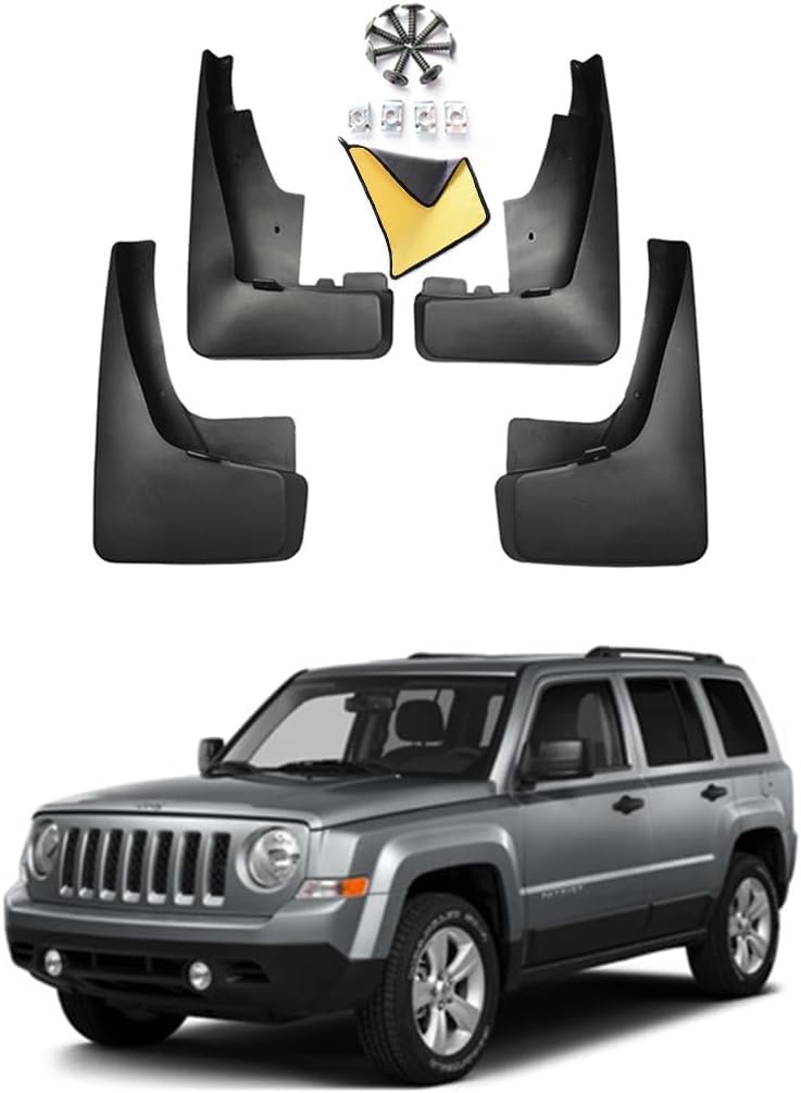 PLKASHUC Mud Flaps Car Mudguards for Jeep Patriot 2011-2021.