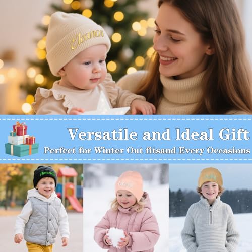 Baby Knitted Hat, Children's Knitted Winter Hat, Soft and Skin-Friendly, Warm in Winter, Suitable for Boys and Girls4