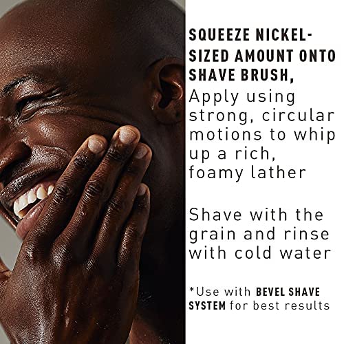 Bevel Shaving Cream for Men, Moisturizing Shave Cream with Aloe Vera and Vitamin E to Soothe Skin and Prevent Razor Bumps, 4 Fl Oz (Packaging May Vary) - Thumbnail 5