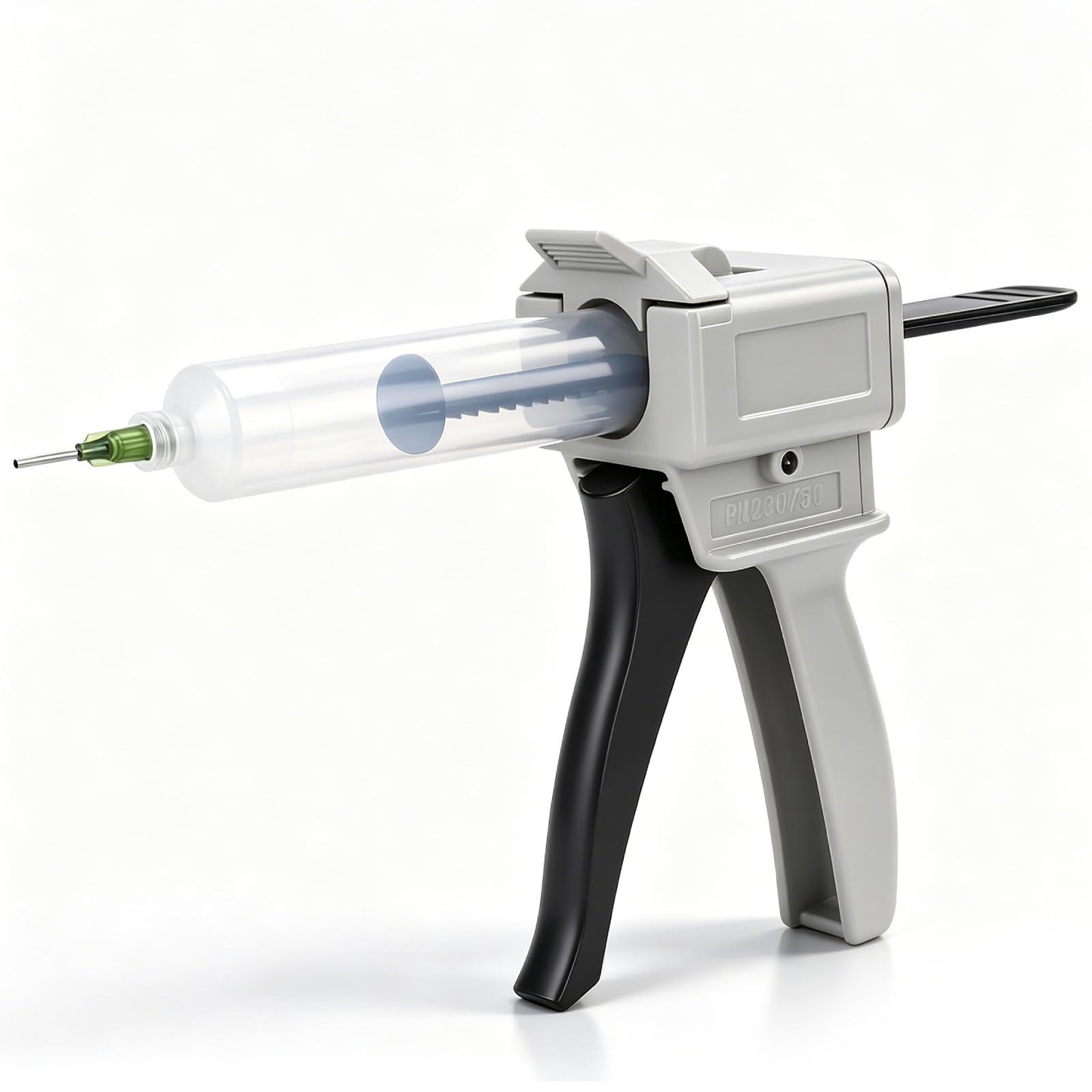 Pistola de Pegamento Epoxi, 30ml Pistola Dispensadora de pegamento, 1k Tubo único Manual Pistola dispensador de encolar cartucho Epoxi Aplicador de pegamento Para presionar y apretar