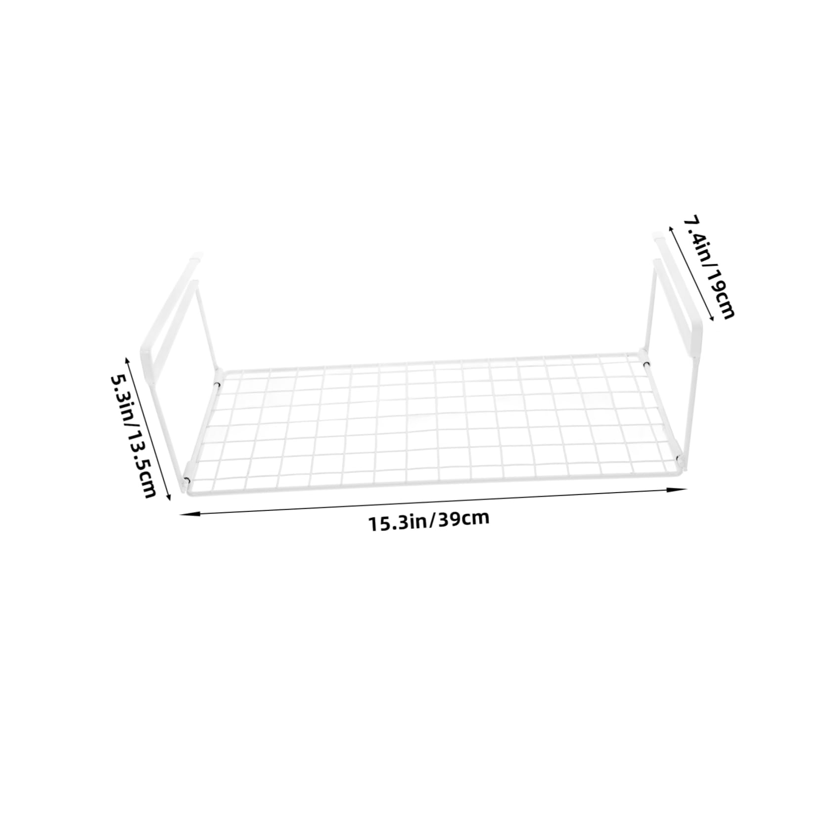 Happyyami 2pcs Space-Saving Hanging Shoe Rack for Slippers Sturdy Shoe Organizer for High Heels Sports