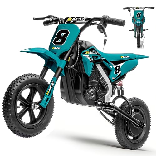 24V Kids Electric Dirt Bike - 250W Electric Motorcycle, 11 Mph Max Speed...