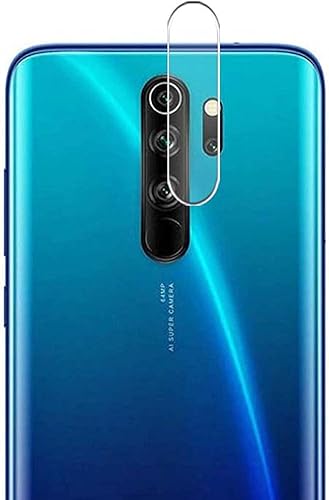 Puccy Paquete de 2 protectores de lente de cámara, compatible con XIAOMI REDMI NOTE 8 PRO TPU cubierta de cámara (vidrio templado, no protectores de
