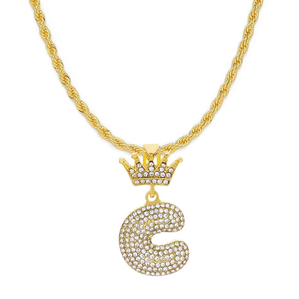 HH BLING EMPIRESilver Gold Cuban Link Chain for Men/Women, Iced Out Mens Diamond Chain Necklace-Miami Cuban Link Chains Hip Hop Jewelry