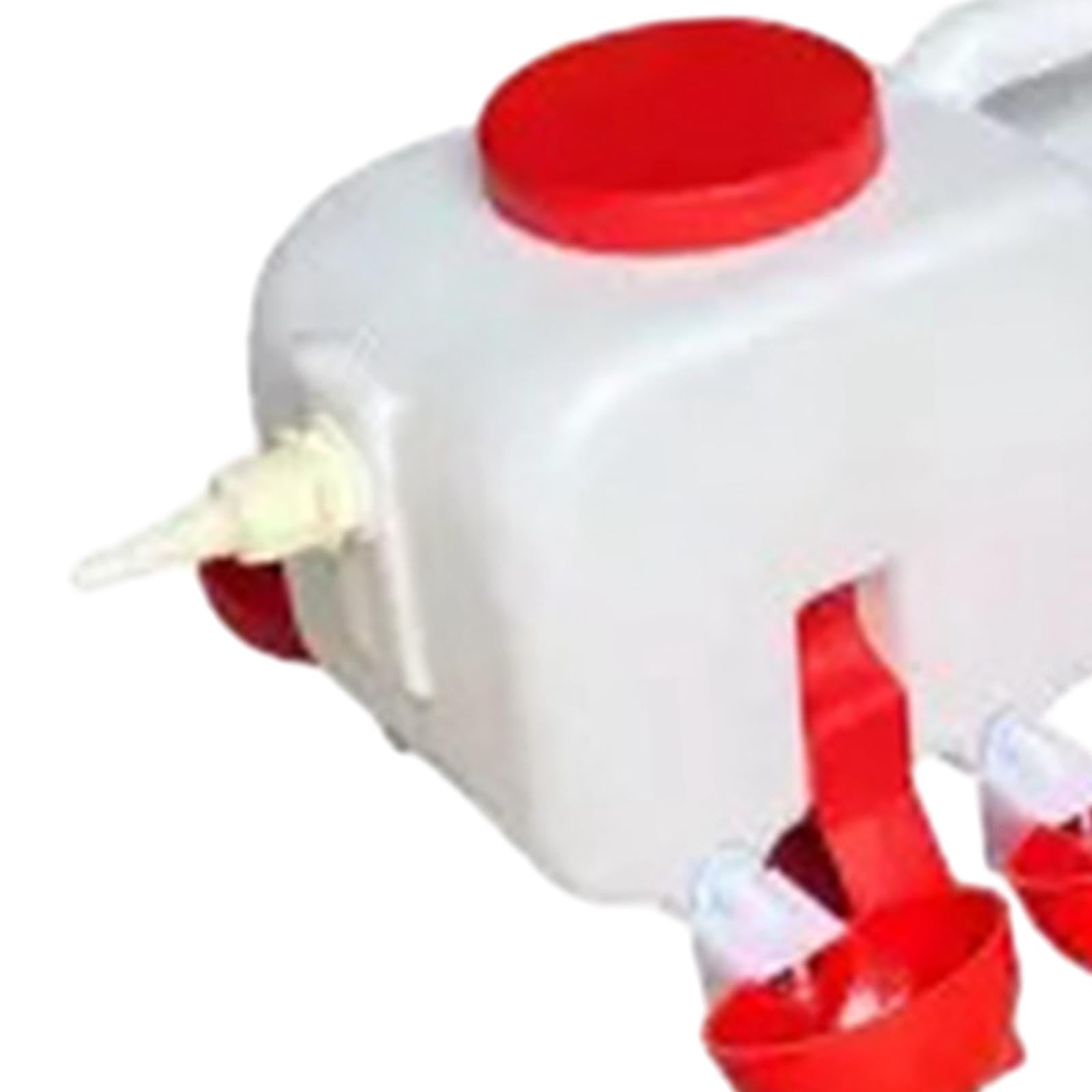 Milageto para Aves Dispensador Taza Cuenco con Automático Ahorra Mantiene de Polipropileno Adecuado para Granjas, automático L