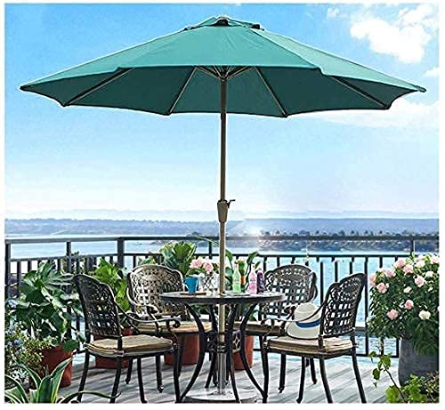 Parasol para jardín y terraza de 2.7 metros con manivela resistente 3