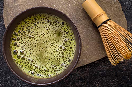 Japanese Matcha Whisk Set Matcha Tea Ceremony Set, Matcha Whisk (Chasen), Traditional Scoop (Chashaku), Scoop Holder, Tea Sifter And Ceramic Matcha Bowls(5 Pcs) #TOP5