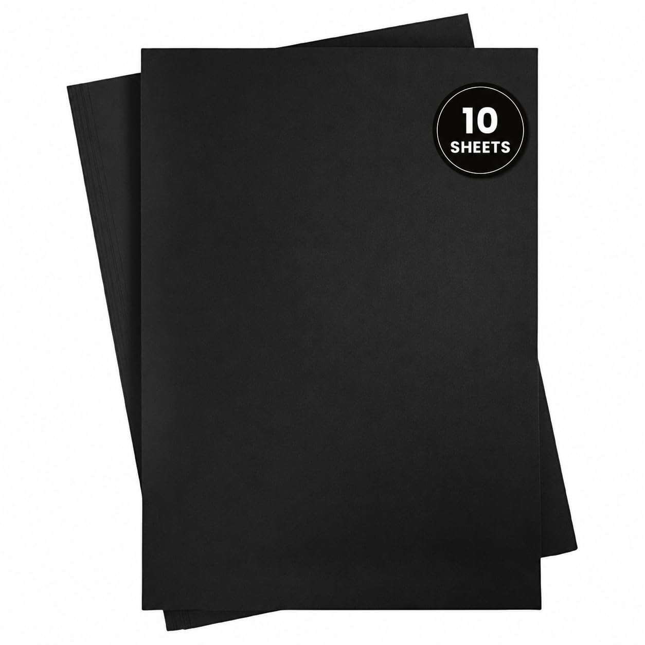 Carta colorata A2 420 x 600 mm, 180 g, nero carbone, 10 fogli