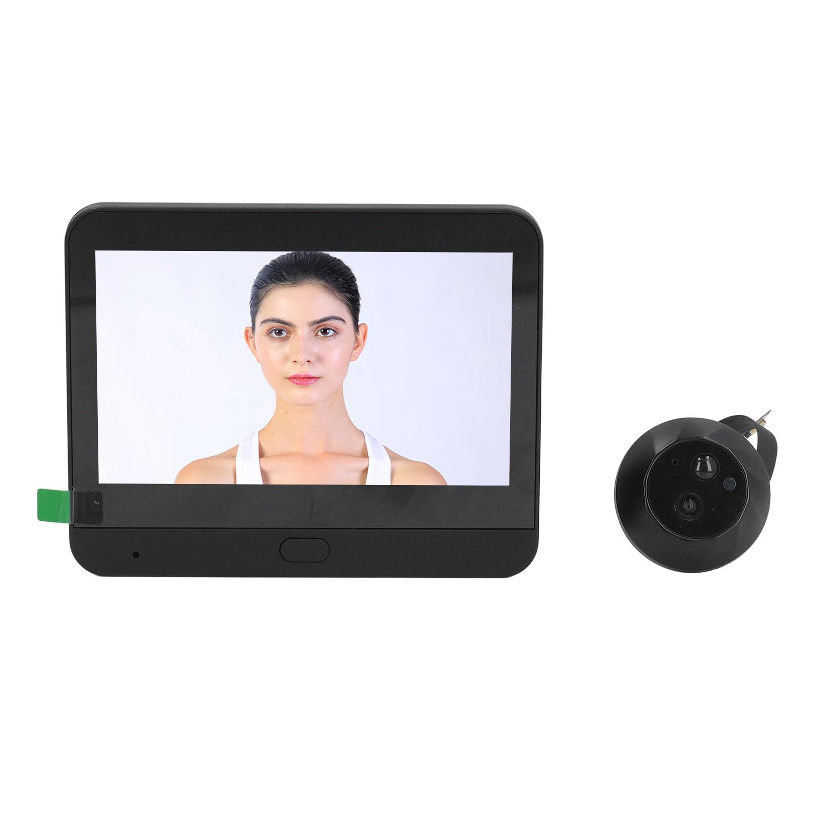 Kamera Türspion WiFi Zwei-Wege-Gespräch IR Nachtsicht 1080P Türklingel Digital Wireless Türspion mit Display 4,3 Zoll (10,9 cm) PI-Bewegungserkennung