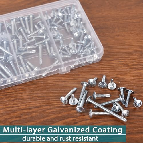 Kit de Tornillos Autoperforantes 140 Piezas para Metal y Madera miniatura 7