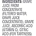 Welch's 100% Grape Juice, Concord Grape, 46 Fl Oz Bottle