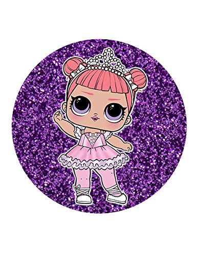 Center Stage Doll Edible Image For 9.5 Round Cake By TNCT!